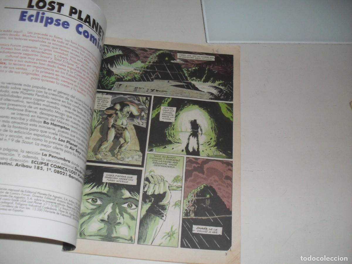 C&oacute;mics: LOST PLANET N&ordm; 1,CON POSTER,DE ECLIPSE COMICS,(DE 6).FORUM,1990.NO REEDITADOS - Foto 2