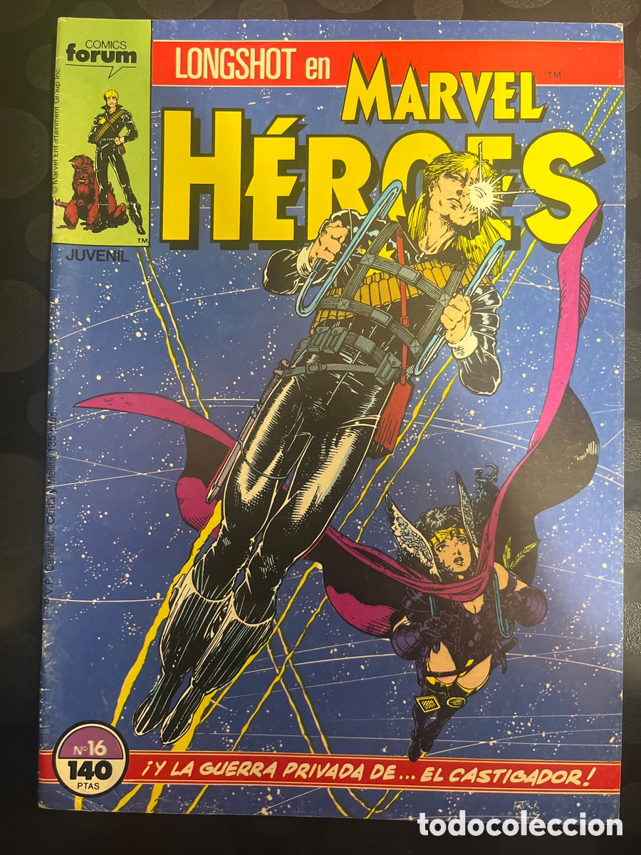 C&oacute;mics: MARVEL H&Eacute;ROES N.16 LONGSHOT ( 1986/1993 ) - Foto 1