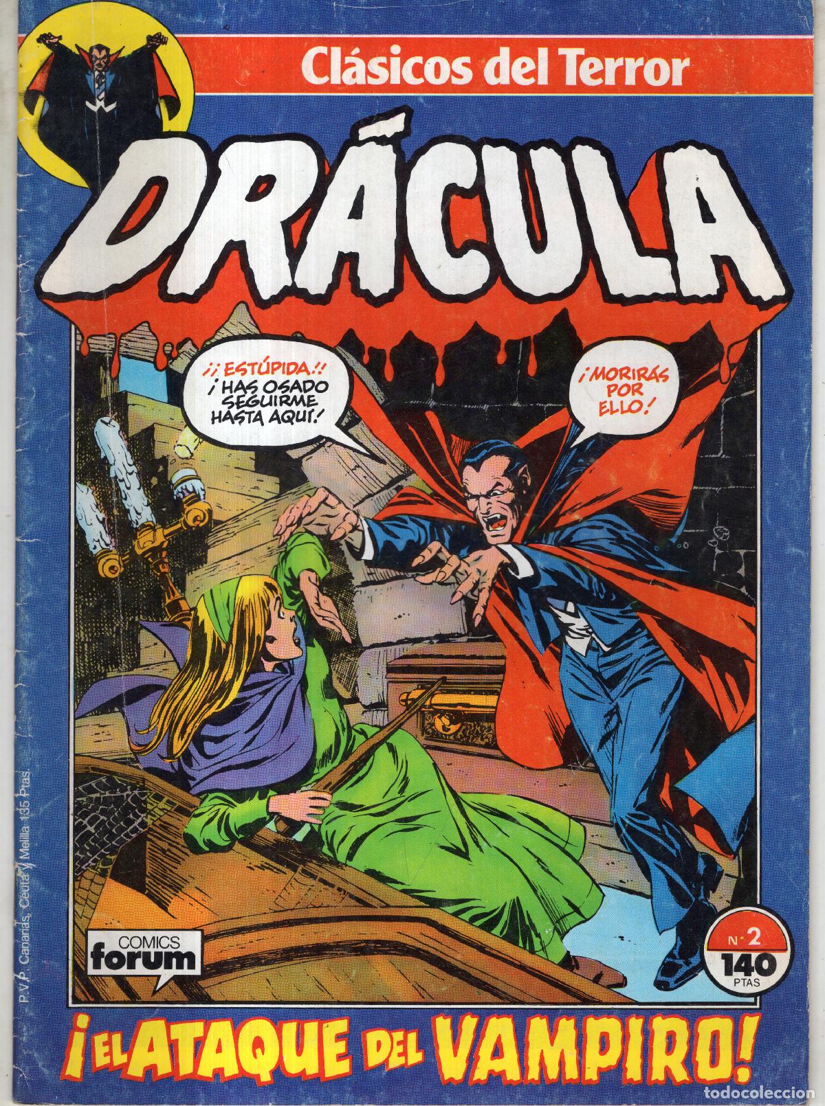 C&oacute;mics: CLASICOS DEL TERROR DRACULA N&ordm; 2 - FORUM - Foto 1