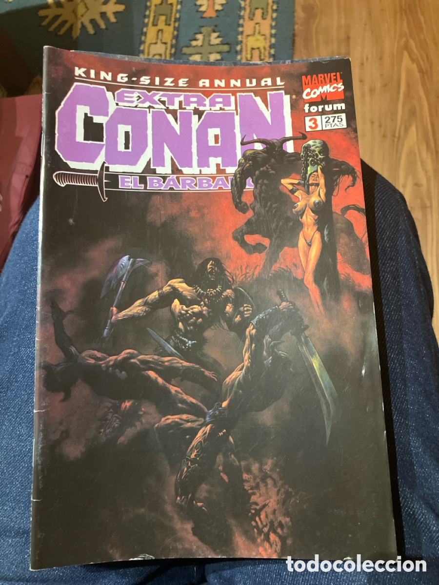 C&oacute;mics: CONAN EXTRA - KING-SIZE ANNUAL - 11 N&Uacute;MEROS - COMPLETA - FORUM - Foto 3