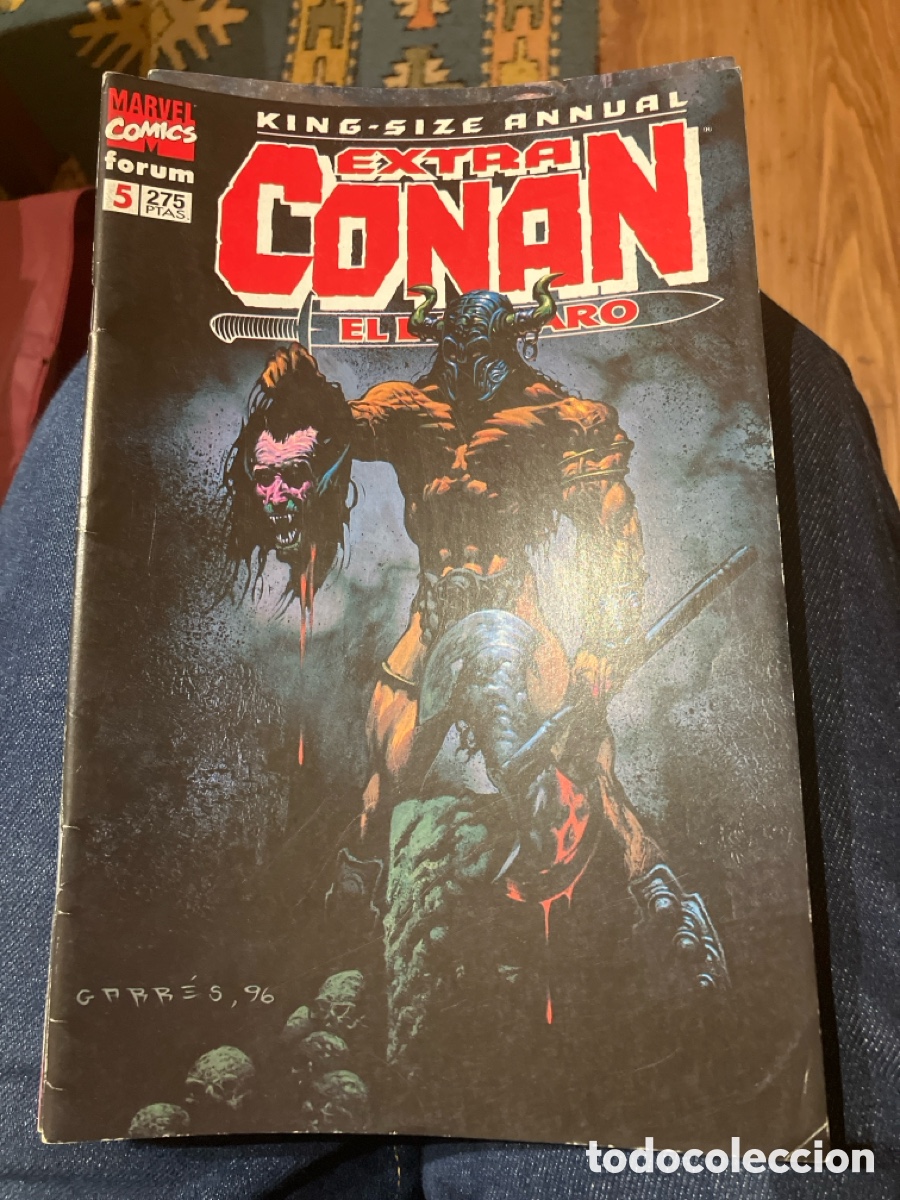 C&oacute;mics: CONAN EXTRA - KING-SIZE ANNUAL - 11 N&Uacute;MEROS - COMPLETA - FORUM - Foto 5