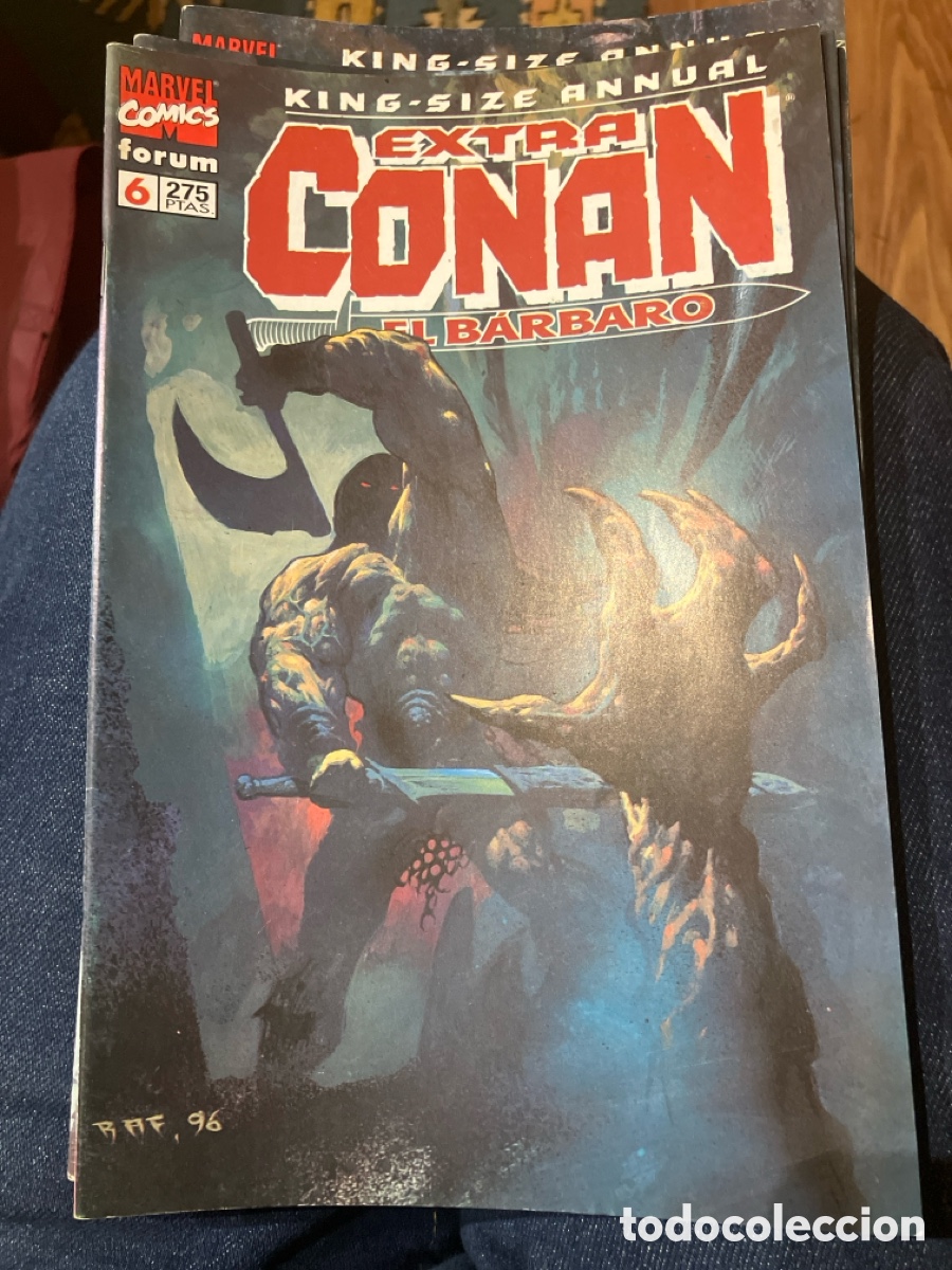 C&oacute;mics: CONAN EXTRA - KING-SIZE ANNUAL - 11 N&Uacute;MEROS - COMPLETA - FORUM - Foto 6