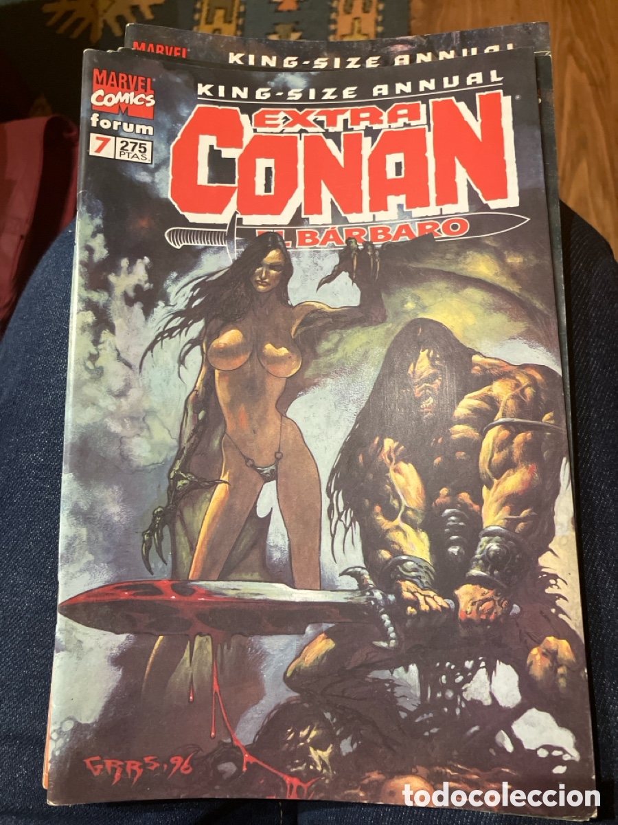 C&oacute;mics: CONAN EXTRA - KING-SIZE ANNUAL - 11 N&Uacute;MEROS - COMPLETA - FORUM - Foto 7