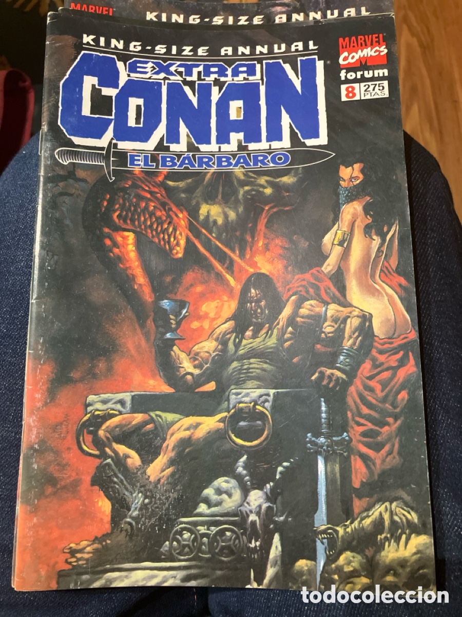 C&oacute;mics: CONAN EXTRA - KING-SIZE ANNUAL - 11 N&Uacute;MEROS - COMPLETA - FORUM - Foto 8