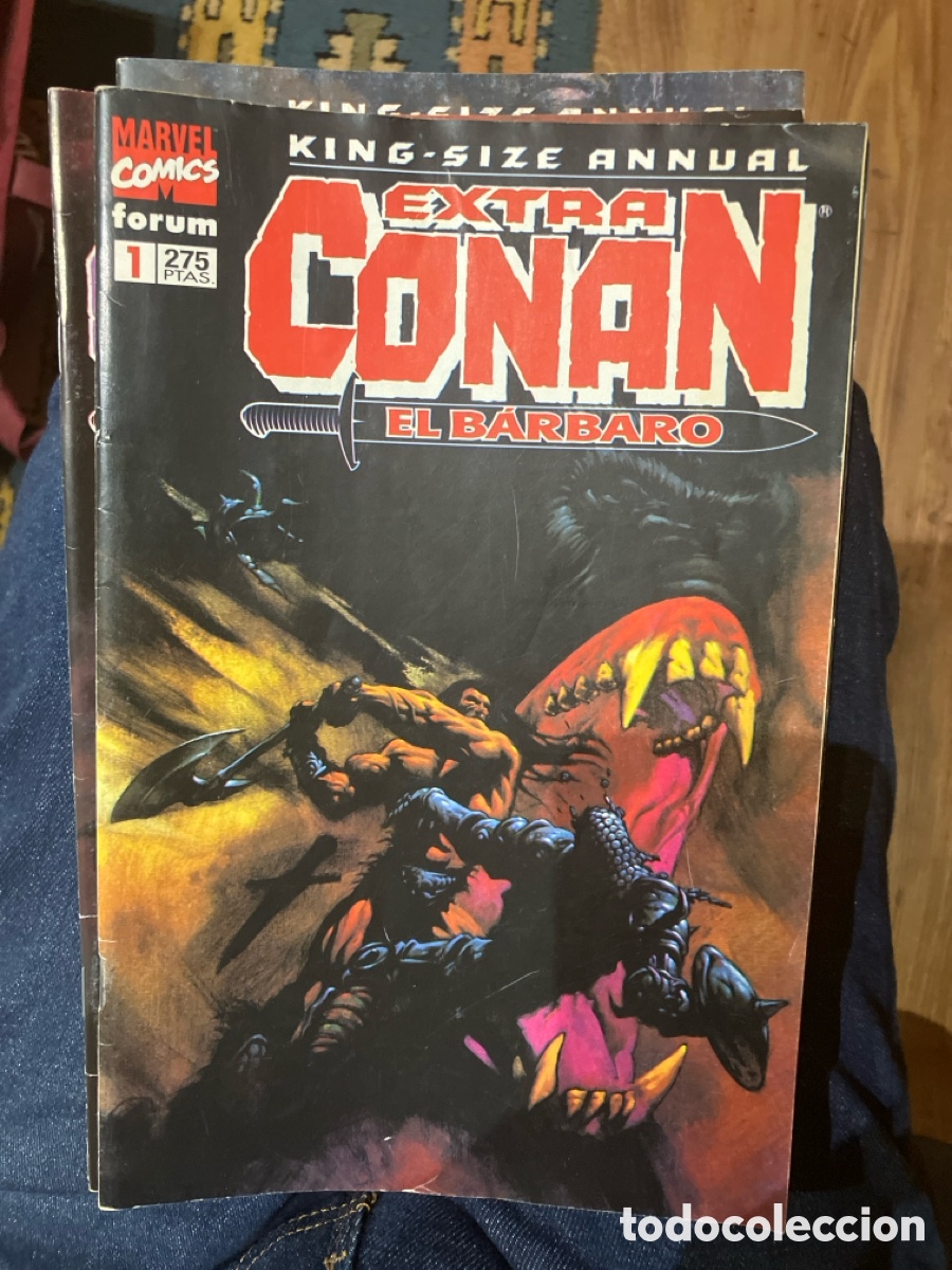 C&oacute;mics: CONAN EXTRA - KING-SIZE ANNUAL - 11 N&Uacute;MEROS - COMPLETA - FORUM - Foto 1