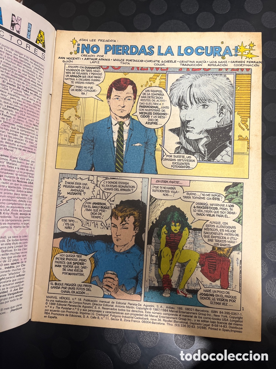C&oacute;mics: MARVEL H&Eacute;ROES N.18 LONGSHOT ( 1986/1993 ) - Foto 3