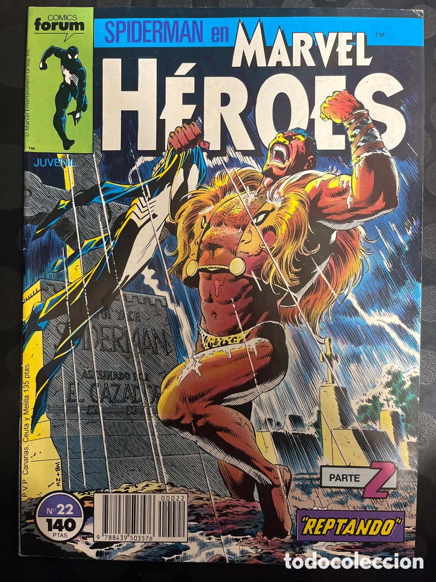 C&oacute;mics: MARVEL H&Eacute;ROES N.22 SPIDERMAN ( 1986/1993 ) - Foto 1