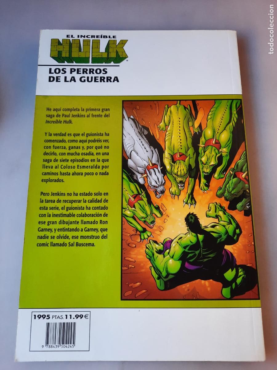 C&oacute;mics: EL INCRE&Iacute;BLE HULK: LOS PERROS DE LA GUERRA - ED. FORUM - Foto 3