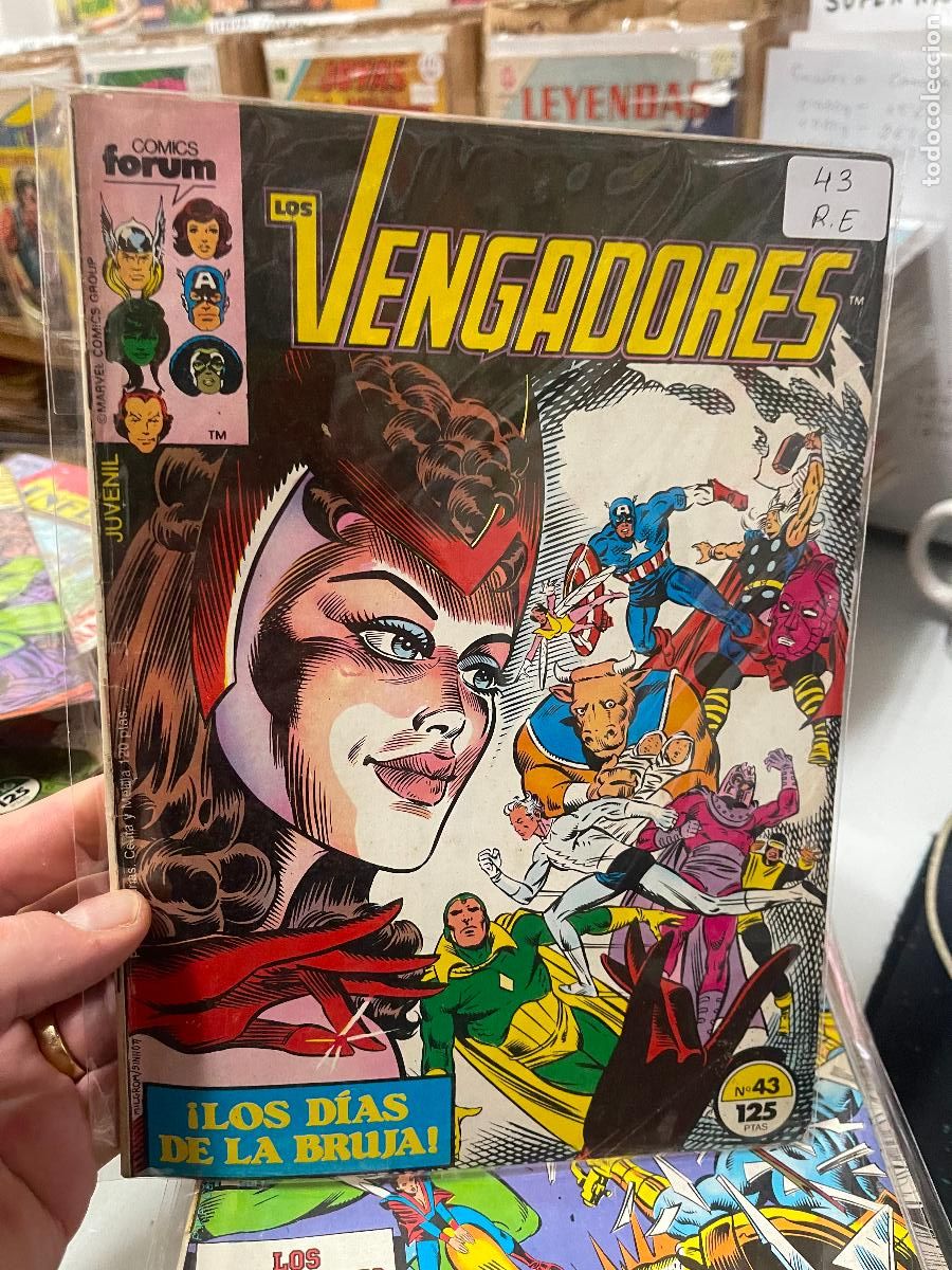 C&oacute;mics: LOS VENGADORES EDITORIAL FORUM NUMERO 43 REGULAR ESTADO - Foto 1