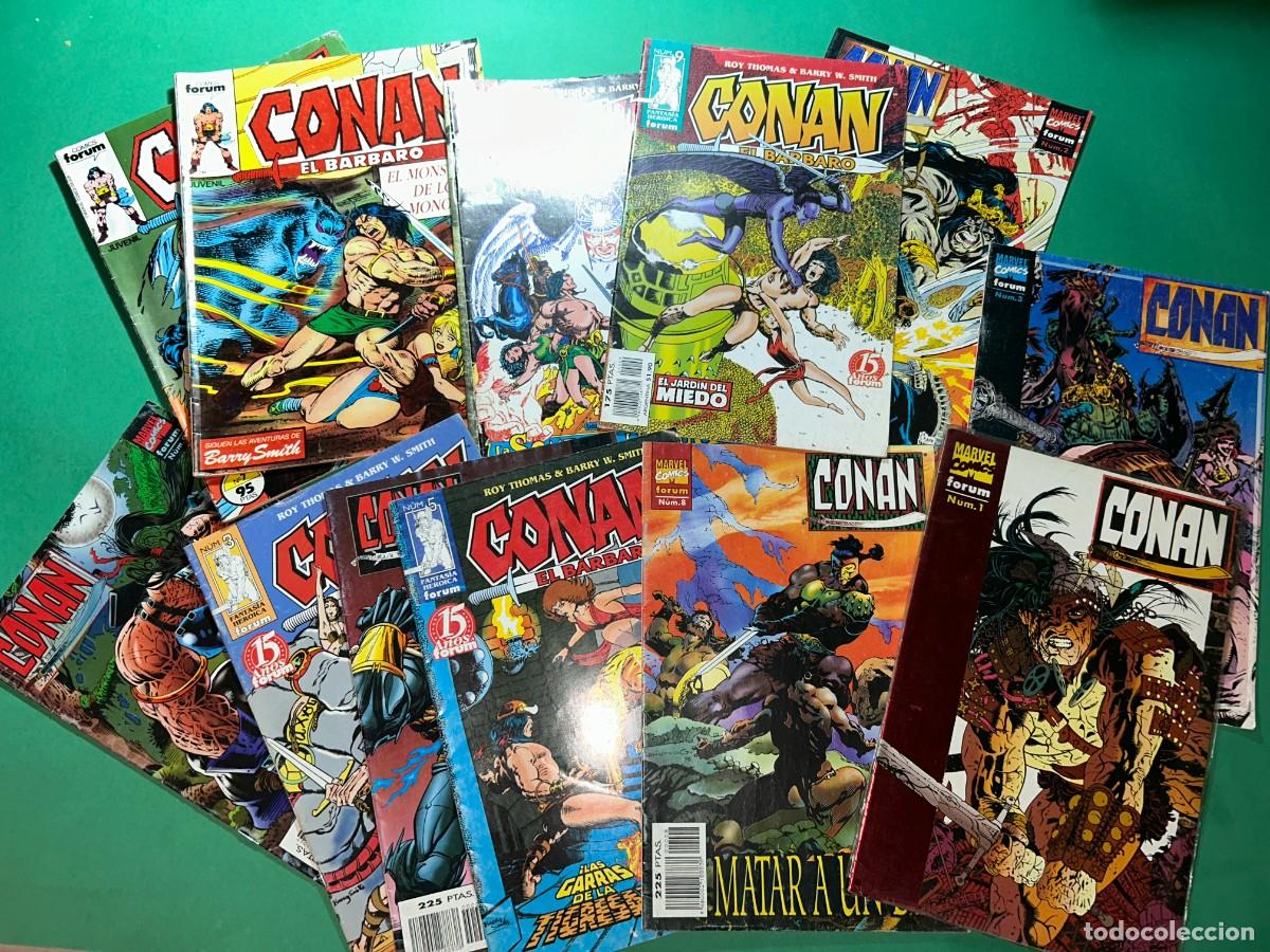 C&oacute;mics: LOTE CONAN MARVEL FORUM - 12 NUMEROS - Foto 1