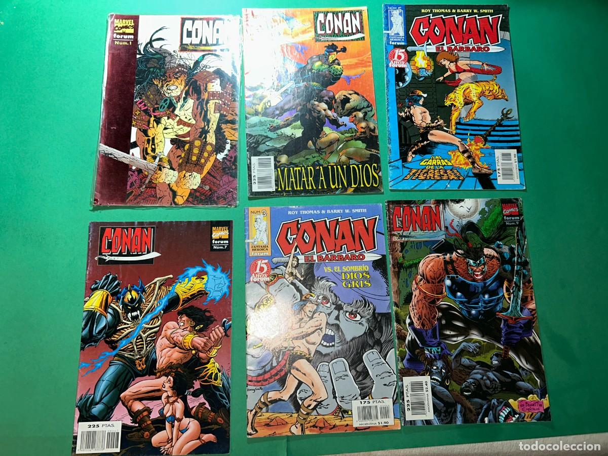 C&oacute;mics: LOTE CONAN MARVEL FORUM - 12 NUMEROS - Foto 3