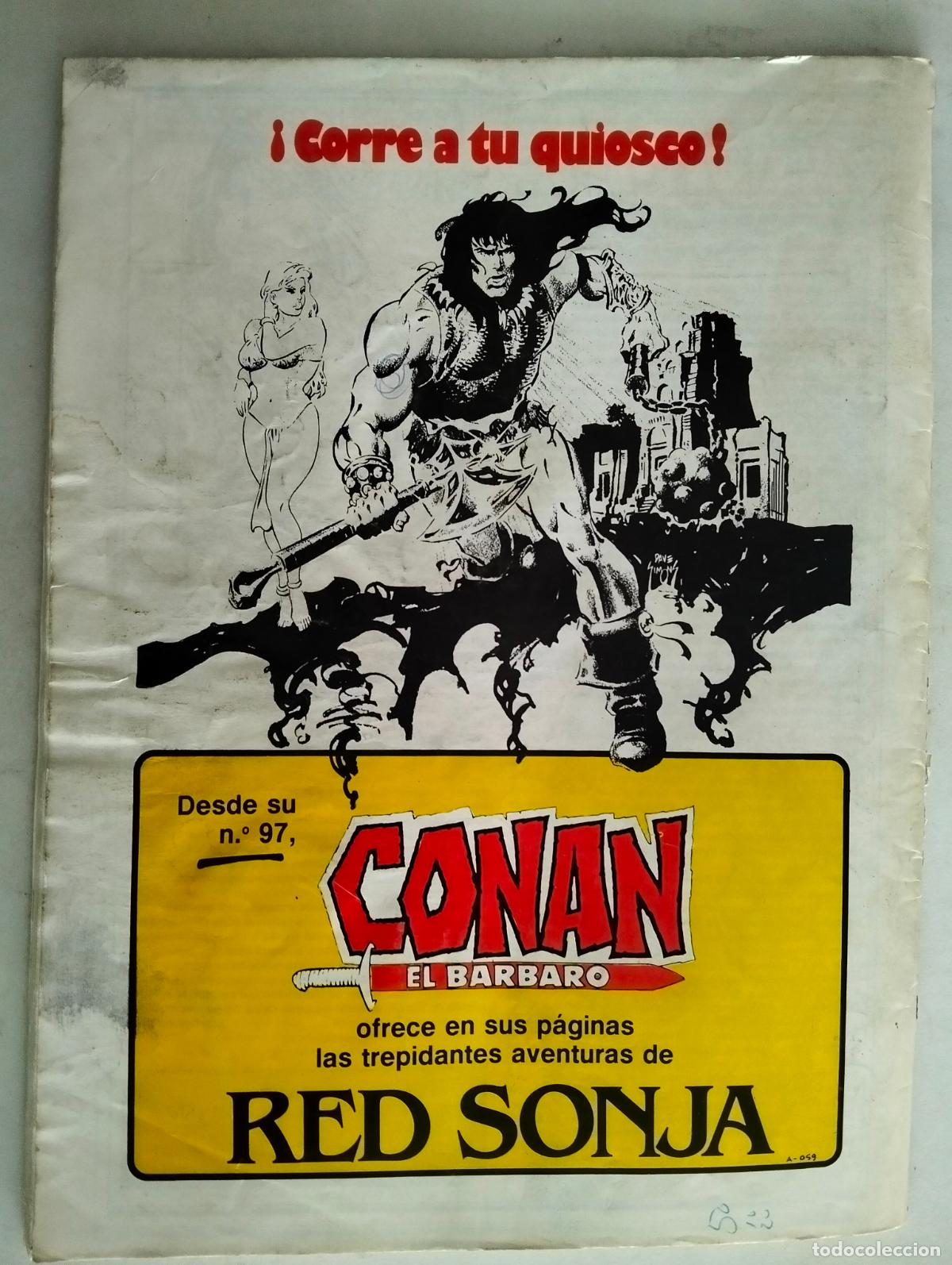 C&oacute;mics: LA ESPADA SALVAJE DE CONAN EL BARBARO, N&ordm; 56 - Foto 2