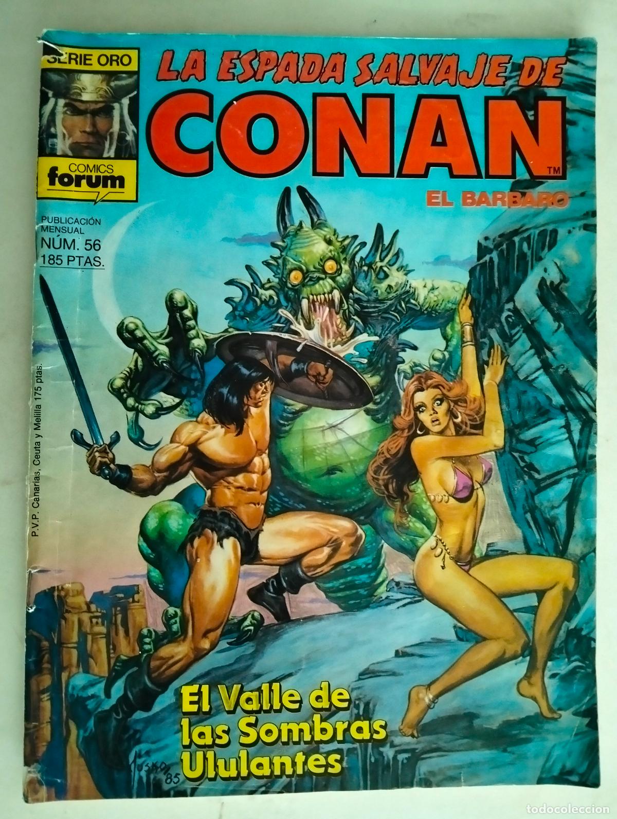 C&oacute;mics: LA ESPADA SALVAJE DE CONAN EL BARBARO, N&ordm; 56 - Foto 1