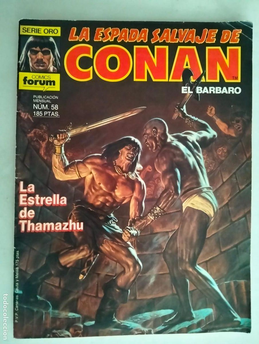 C&oacute;mics: LA ESPADA SALVAJE DE CONAN EL BARBARO, N&ordm; 58 - Foto 1