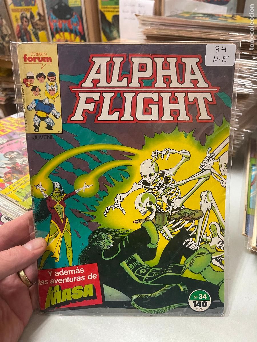 C&oacute;mics: ALPHA FLIGHIT EDITORIAL FORUM NUMERO 34 NORMAL ESTADO - Foto 1