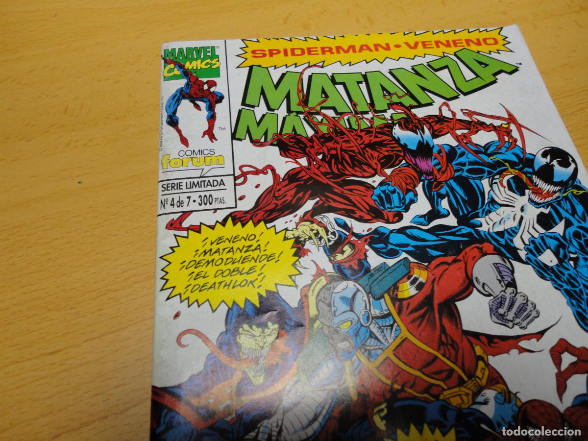 C&oacute;mics: MATANZA MAXIMA N&ordm; 4 DE 7 SPIDERMAN - VENENO MARVEL - FORUM -N 12 - Foto 8