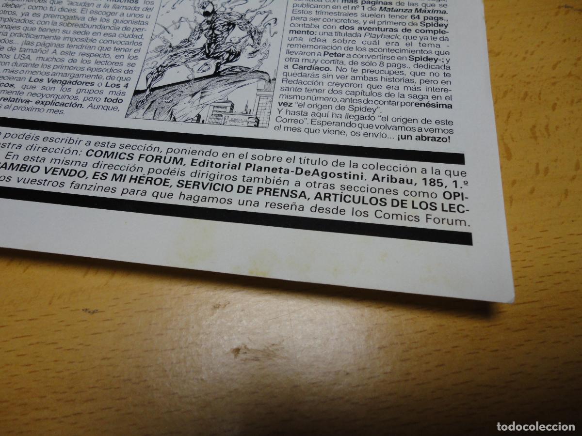 C&oacute;mics: MATANZA MAXIMA N&ordm; 4 DE 7 SPIDERMAN - VENENO MARVEL - FORUM -N 12 - Foto 11