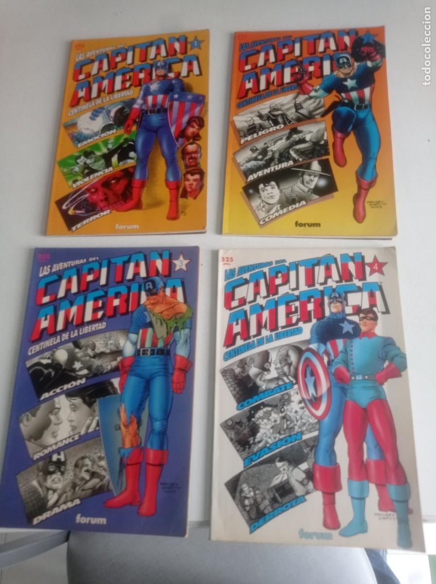 C&oacute;mics: Antiguos comics El Capitan Am&eacute;rica N 1,2,3,y 4 - Foto 1