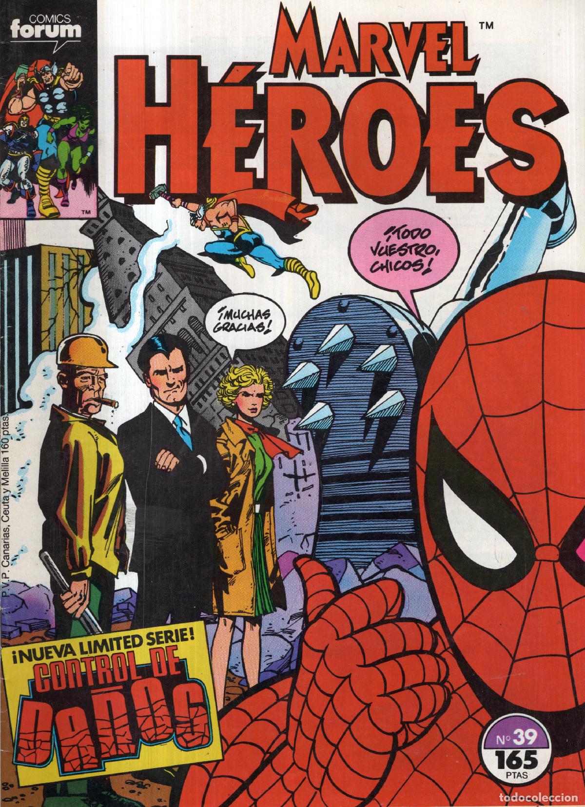 C&oacute;mics: MARVEL HEROES N&ordm; 39 - FORUM - MUY BUEN ESTADO - Foto 1
