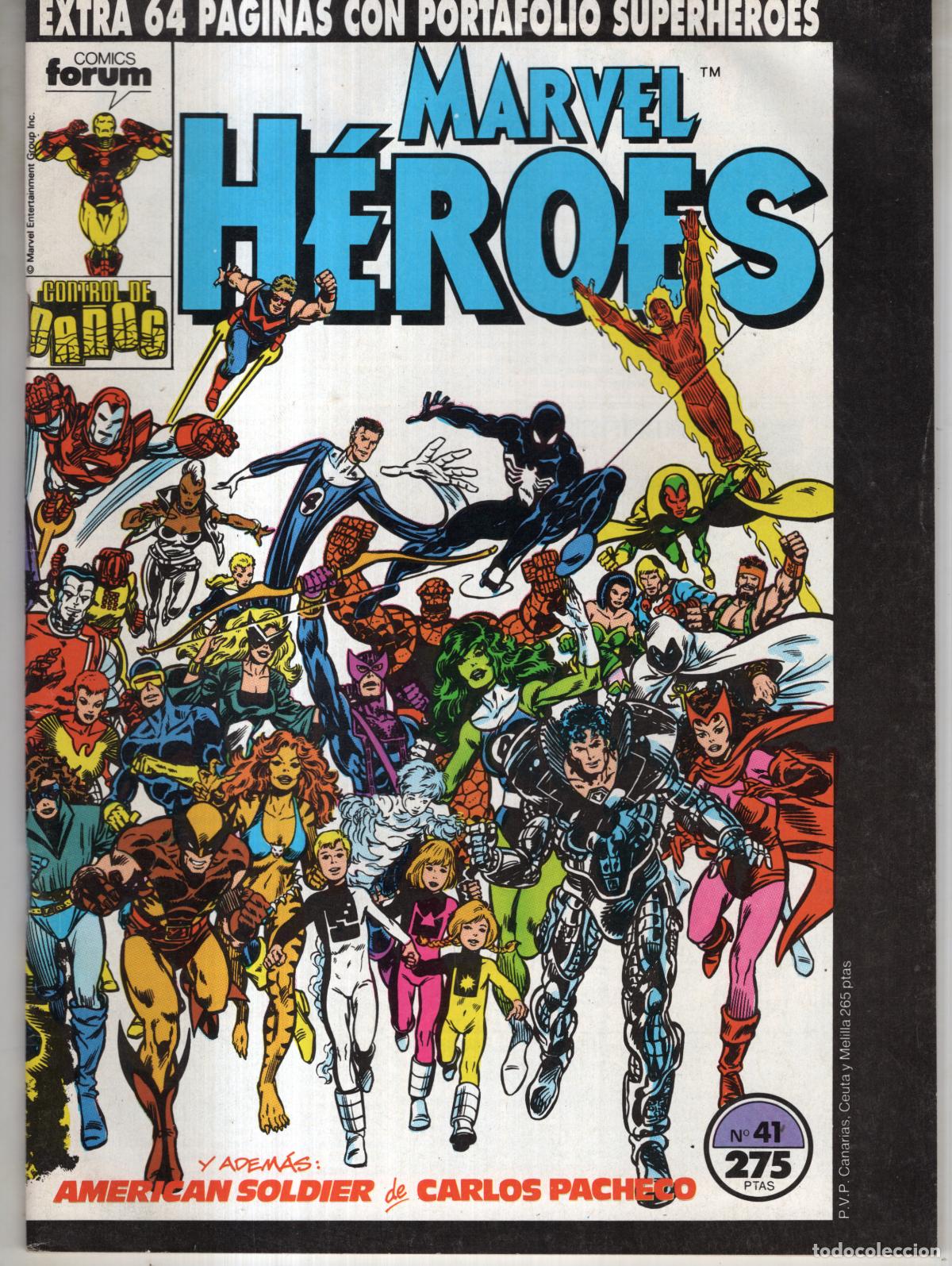 C&oacute;mics: MARVEL HEROES N&ordm; 41 - FORUM - BUEN ESTADO - Foto 1