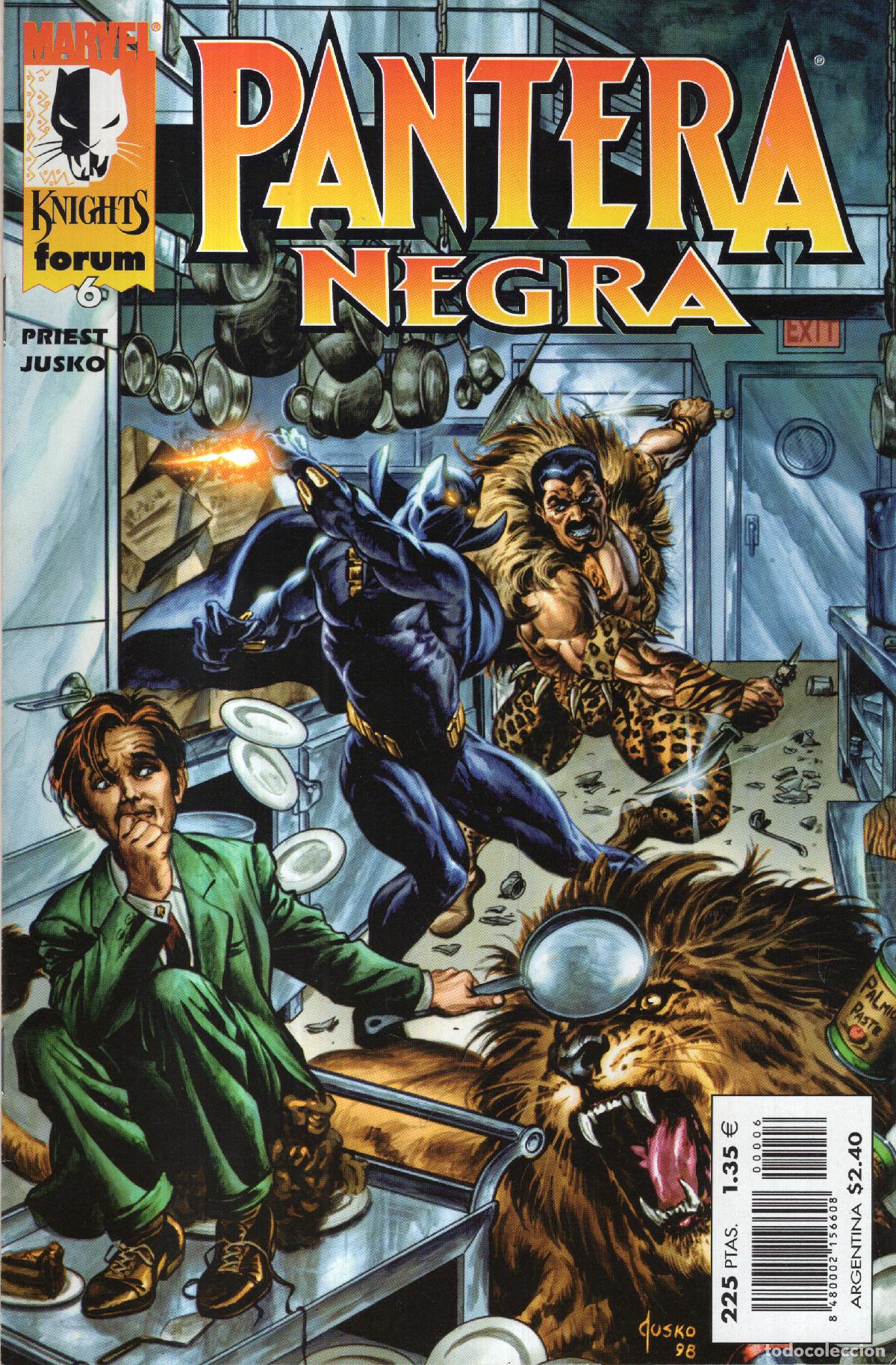 C&oacute;mics: MARVEL KNIGHTS PANTERA NEGRA N&ordm; 6 - FORUM - ESTADO EXCELENTE - Foto 1