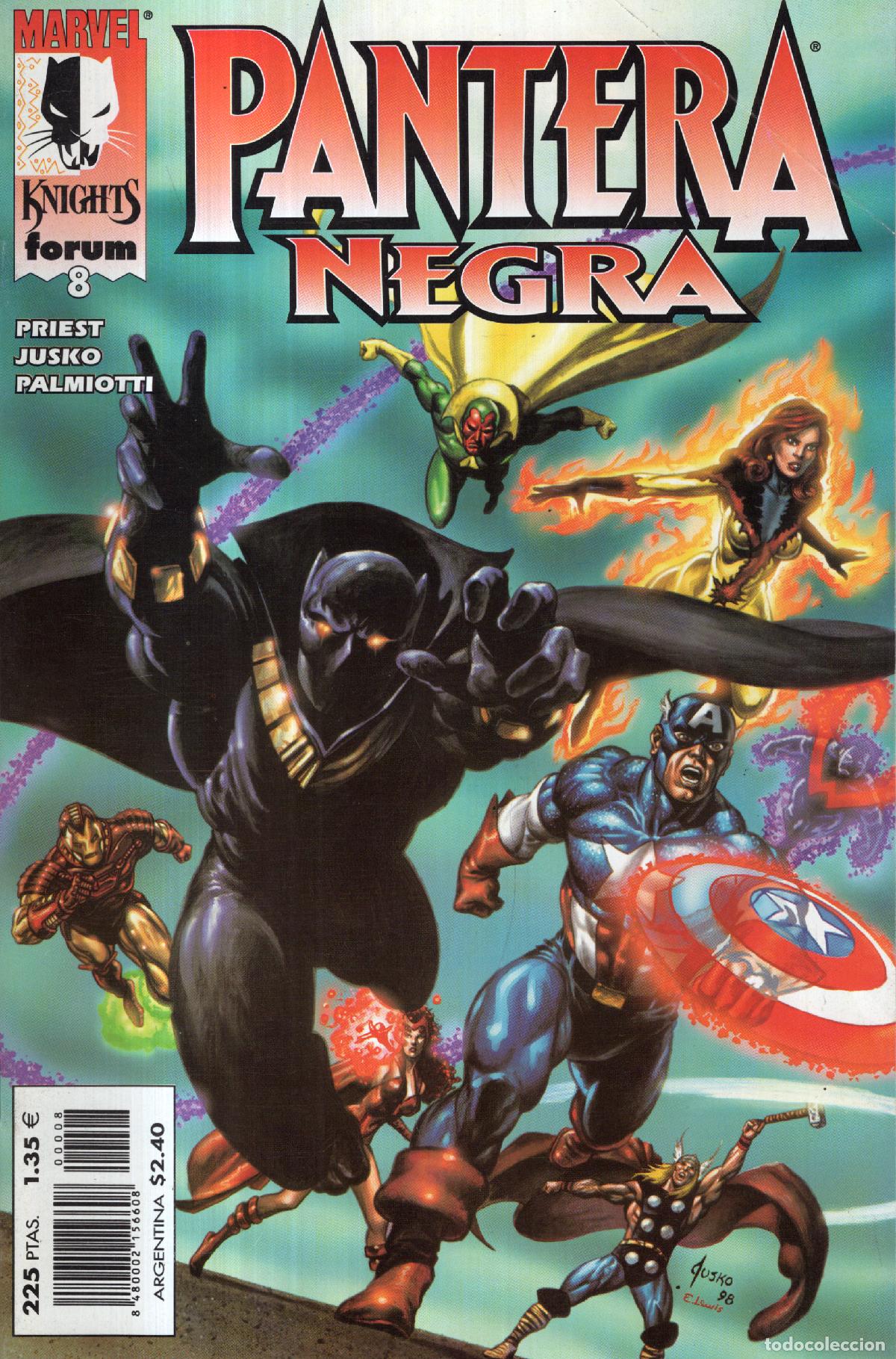 C&oacute;mics: MARVEL KNIGHTS PANTERA NEGRA N&ordm; 8 - FORUM - ESTADO EXCELENTE - Foto 1