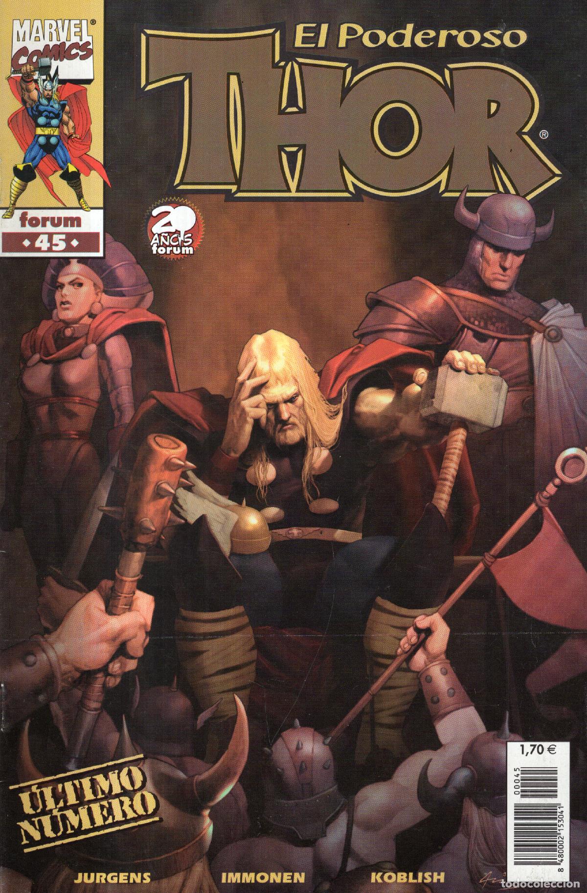 C&oacute;mics: THOR VOL. 4 N&ordm; 45 - FORUM - ESTADO EXCELENTE - Foto 1