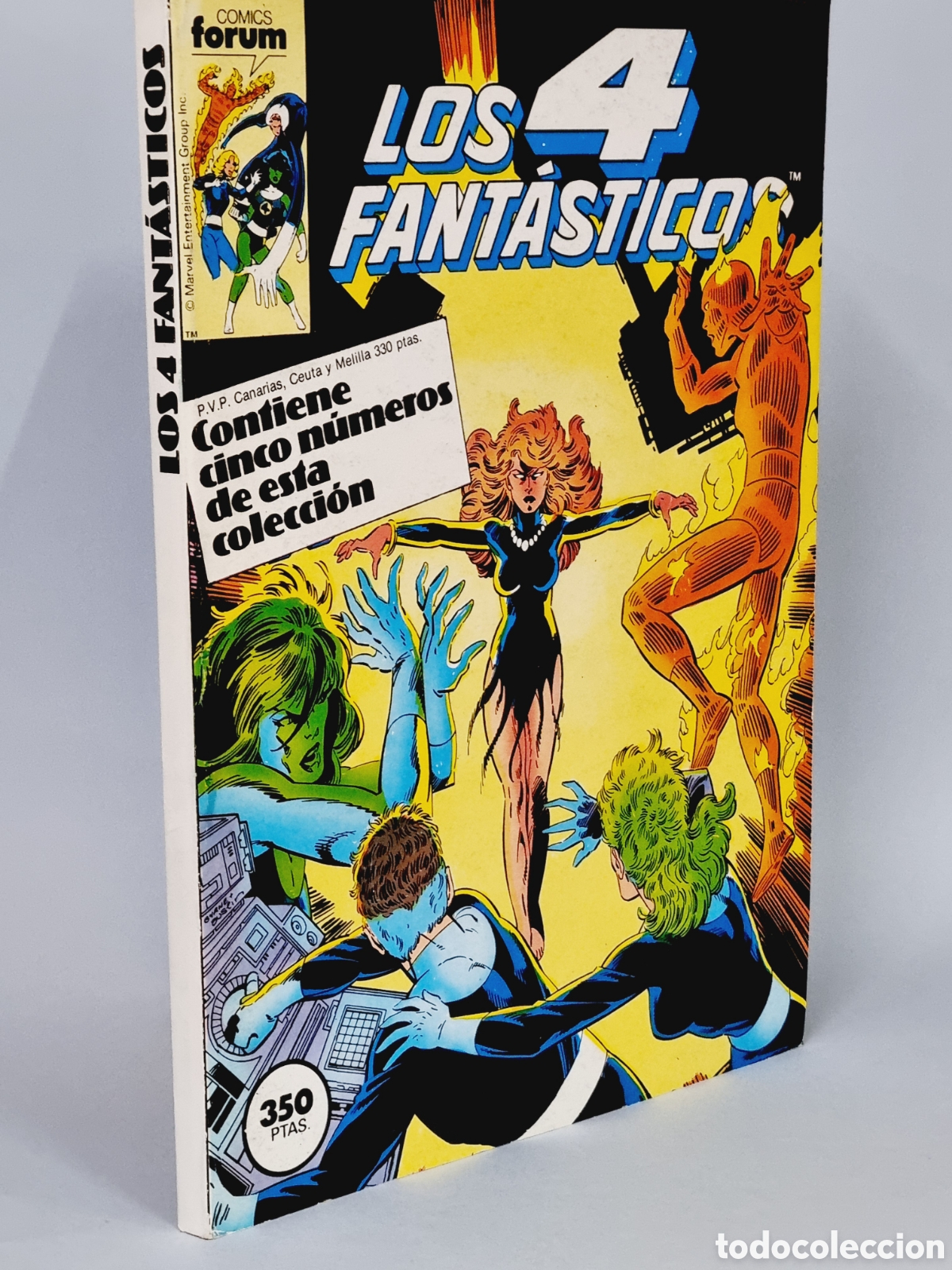 C&oacute;mics: EXCELENTE LOS 4 FANT&Aacute;STICOS 56 AL 60 RETAPADO C&Oacute;MICS FORUM MARVEL - Foto 1