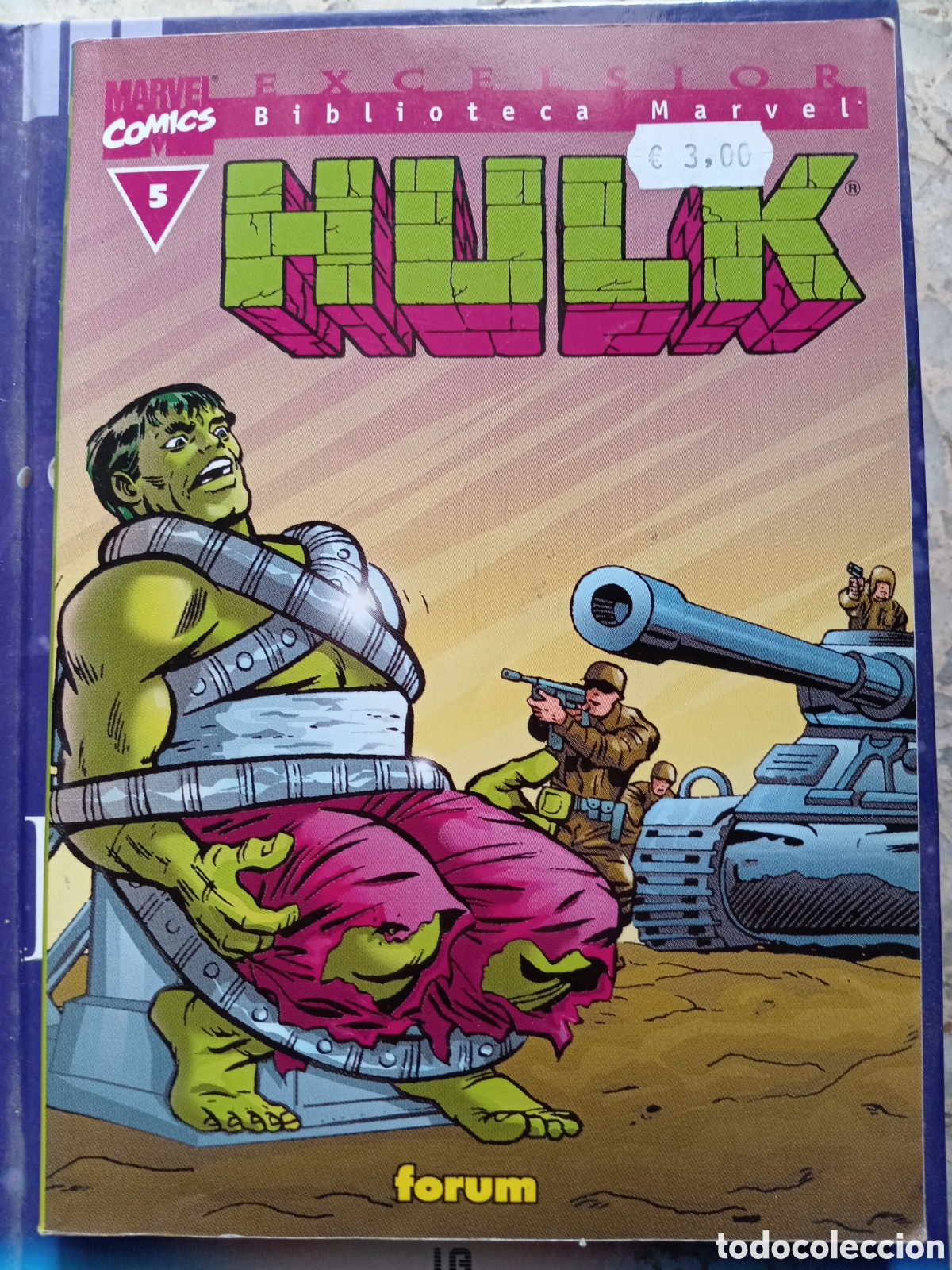 C&oacute;mics: COMIC HULK 5 EXCELSION BIBLIOTECA MARVEL FORUM - Foto 1