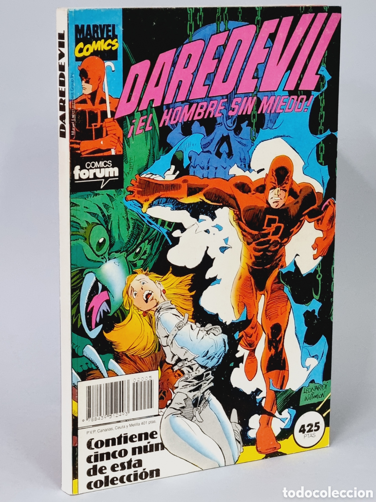 C&oacute;mics: EXCELENTE DAREDEVIL 21 AL 25 RETAPADO MARVEL COMICS FORUM - Foto 1