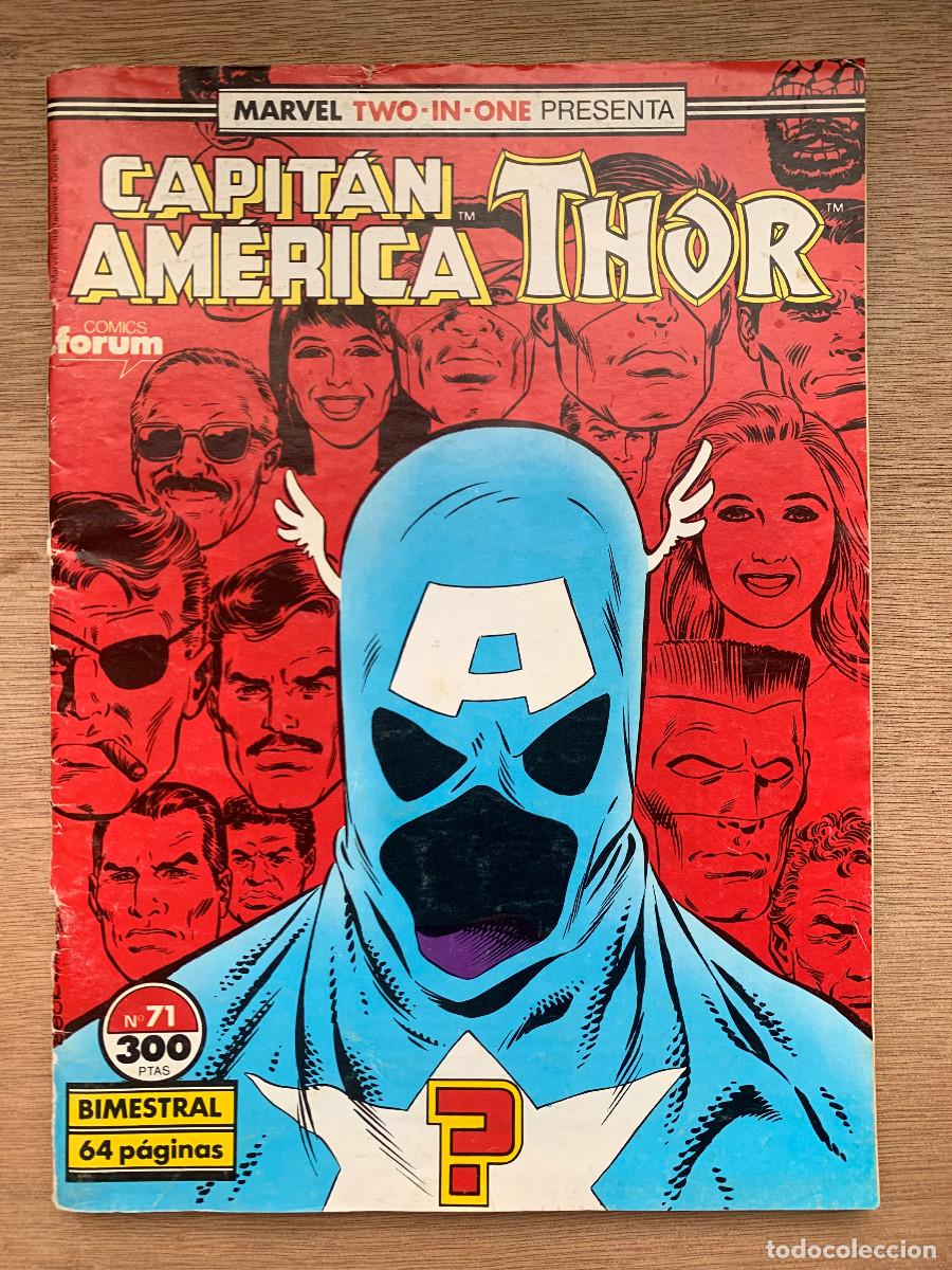 C&oacute;mics: Capit&aacute;n Am&eacute;rica / Thor n&ordm; 71 - Conserva Poster - Foto 1