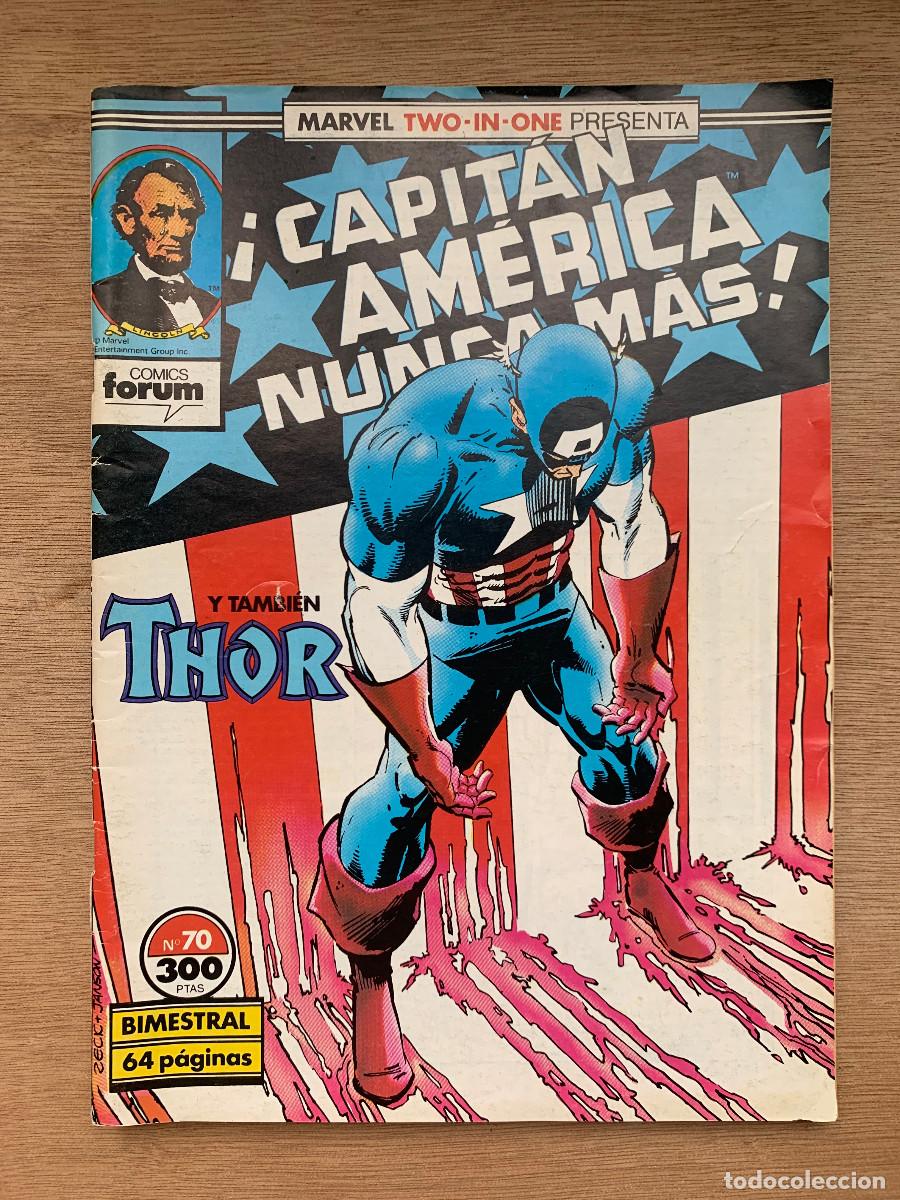 C&oacute;mics: Capit&aacute;n Am&eacute;rica / Thor n&ordm; 70 - Conserva Poster - Foto 1