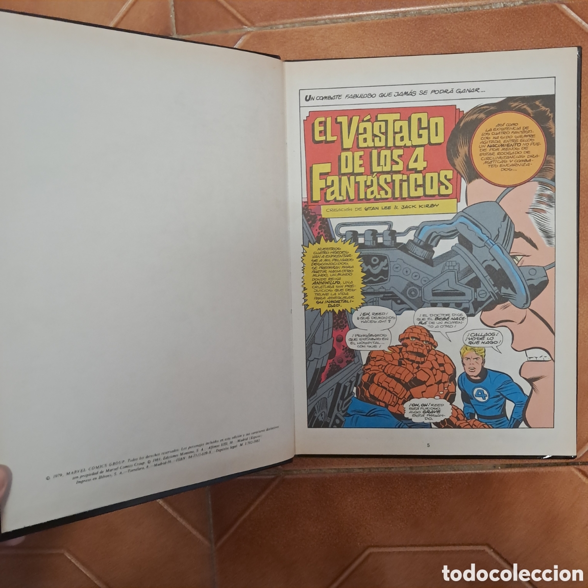 C&oacute;mics: El v&aacute;stago de los 4 fant&aacute;sticos (19781 Montena) MARVEL - Foto 3