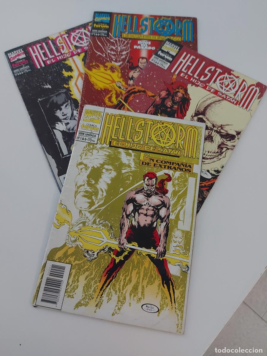 C&oacute;mics: LOTE HELLSTORM, EL HIJO DE SAT&Aacute;N. 4 EJEMPLARES (DE 6). GRAPA. FORUM. MARVEL. 1994. - Foto 1
