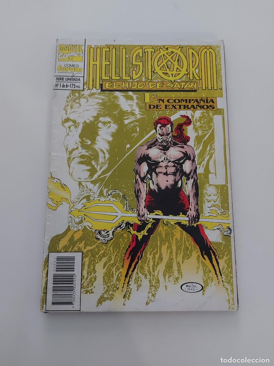 C&oacute;mics: LOTE HELLSTORM, EL HIJO DE SAT&Aacute;N. 4 EJEMPLARES (DE 6). GRAPA. FORUM. MARVEL. 1994. - Foto 2