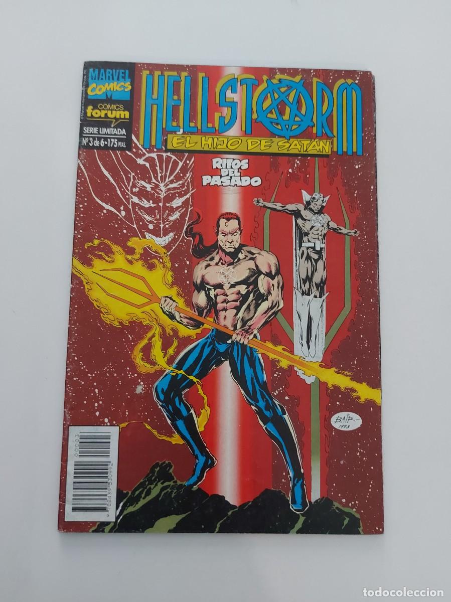 C&oacute;mics: LOTE HELLSTORM, EL HIJO DE SAT&Aacute;N. 4 EJEMPLARES (DE 6). GRAPA. FORUM. MARVEL. 1994. - Foto 4