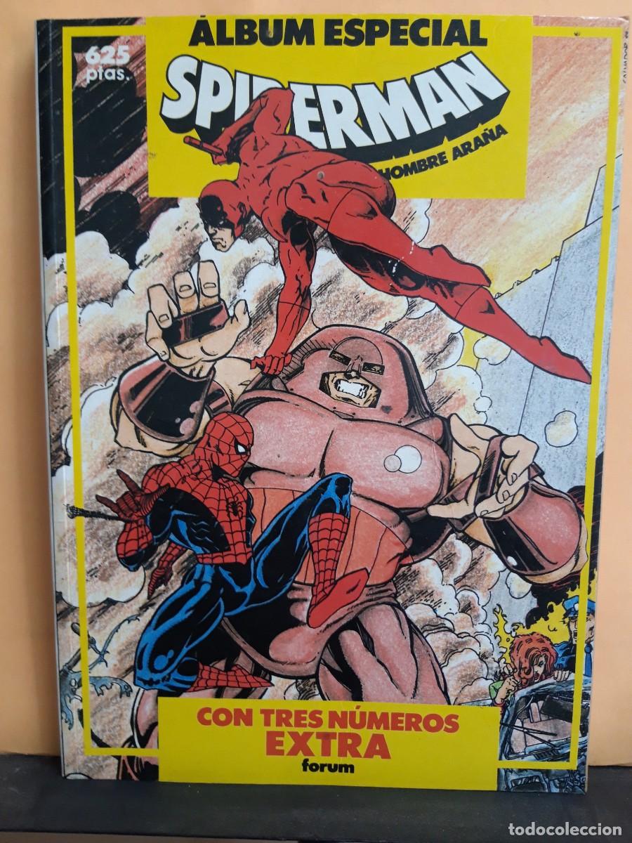 C&oacute;mics: SPIDERMAN. RETAPADO CON 3 N&Uacute;MEROS EXTRAS DE 1989. FORUM - Foto 1