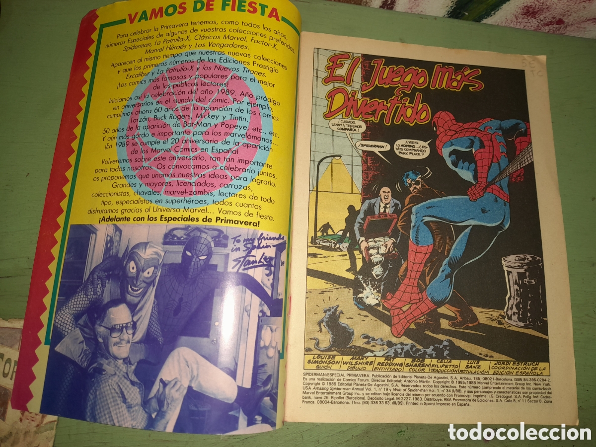 C&oacute;mics: Spiderman , Especial primavera a&ntilde;o 1988 - Foto 5