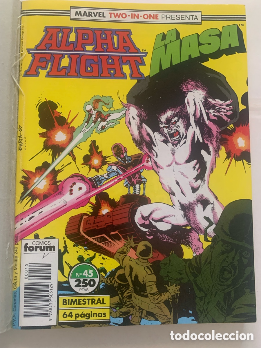 C&oacute;mics: Alpha Flight Numeros -45-46-47- V-1 Ediciones Forum 1989 - Foto 2