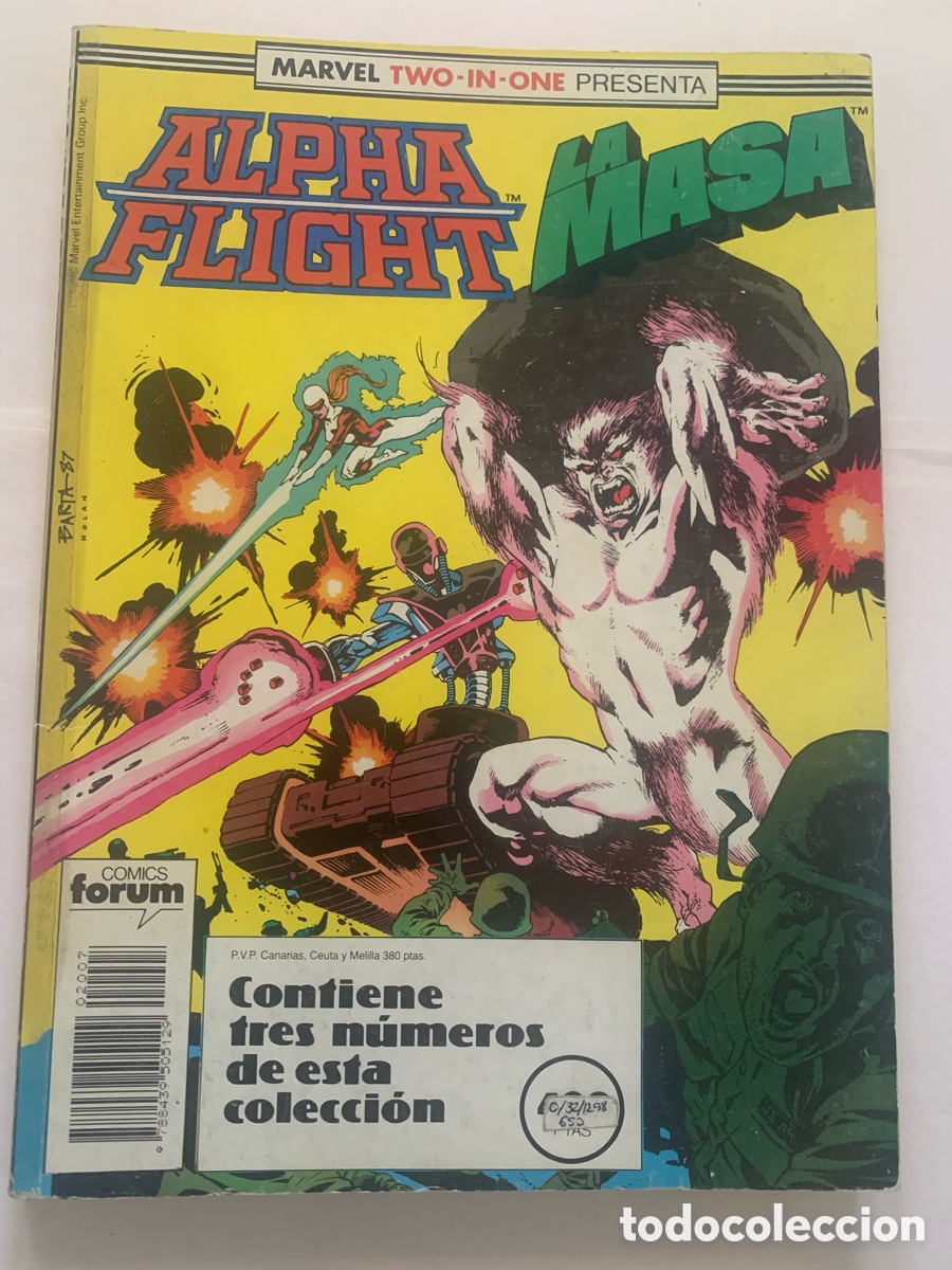 C&oacute;mics: Alpha Flight Numeros -45-46-47- V-1 Ediciones Forum 1989 - Foto 1