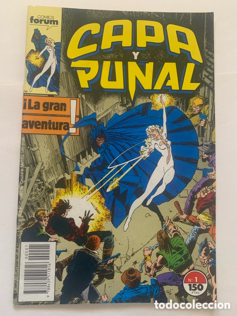 C&oacute;mics: Capa y Pu&ntilde;al V-1 N&ordm;1 Editorial Forum 1985 - Foto 1