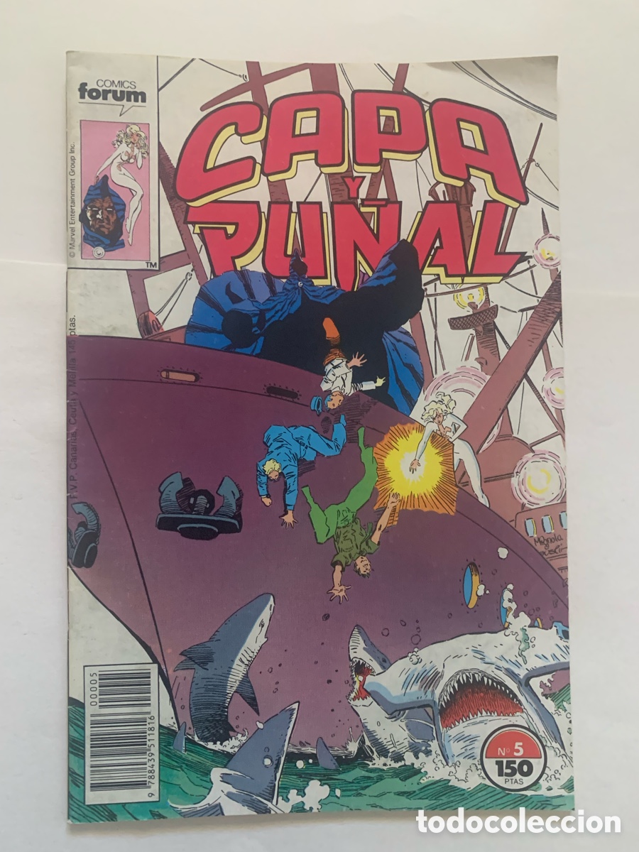 C&oacute;mics: Capa y Pu&ntilde;al V-1 N&ordm;5 Editorial Forum 1985 - Foto 1
