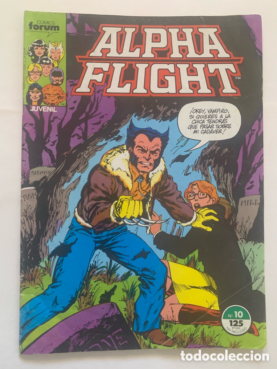 C&oacute;mics: Alpha Flight V-1 N&ordm;10 Editorial Forum 1984 - Foto 1