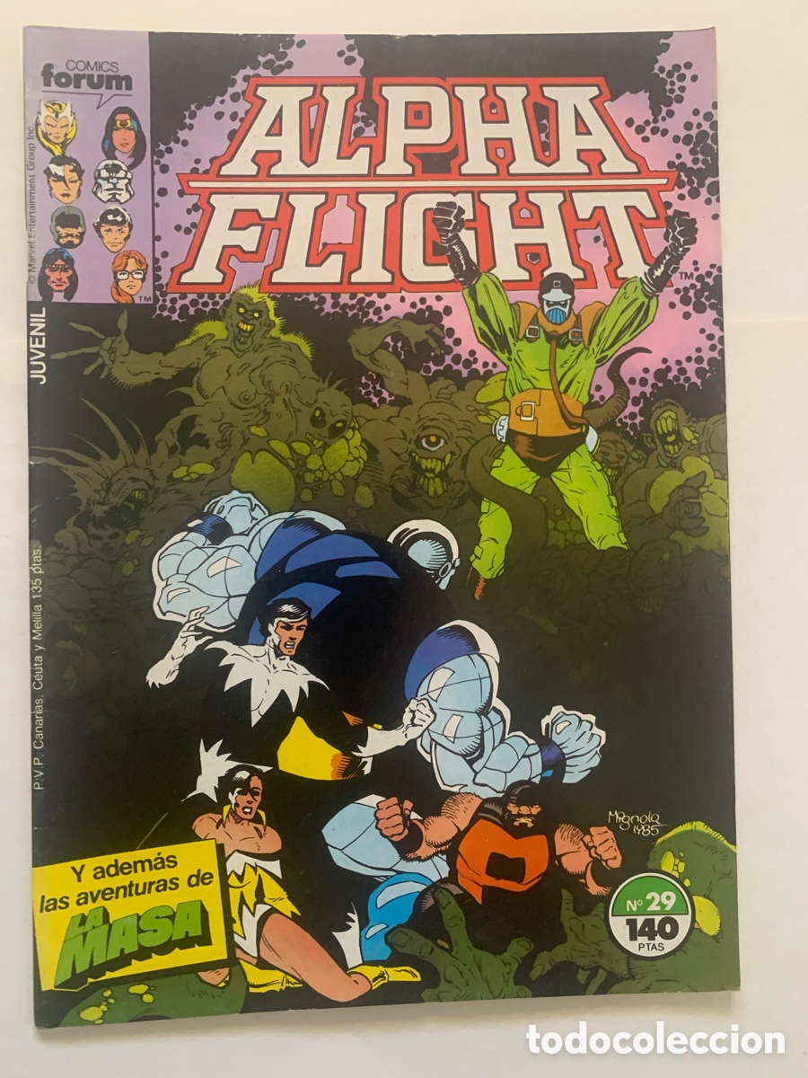 C&oacute;mics: Alpha Flight V-1 N&ordm;29 Editorial Forum 1984 - Foto 1