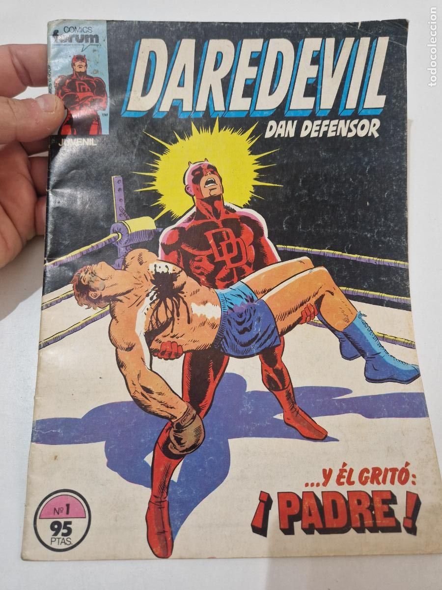 C&oacute;mics: ANTIGUO COMIC FORUM DAREDEVIL DAN DEFENSOR N&ordm; 1 Y EL GRITO PADRE 1983 MARVEL - Foto 1