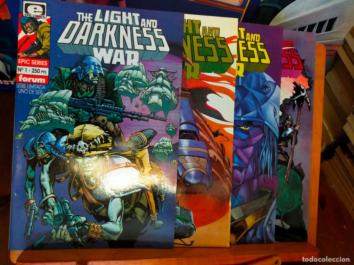 C&oacute;mics: THE LIGHT AND DARKNESS WAR N&ordm; 1,2,3 Y 4. EPIC COMICS - Foto 1