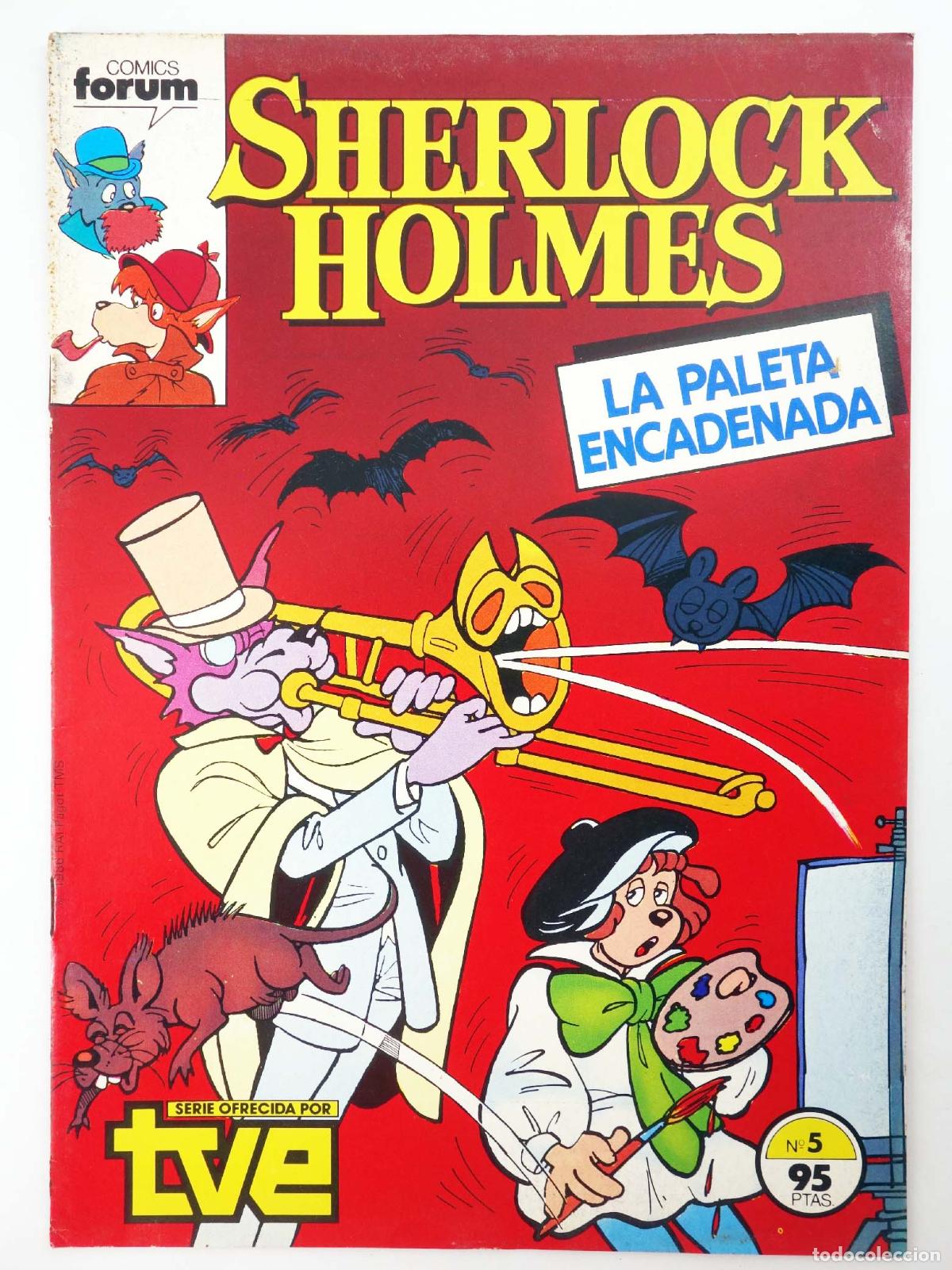 C&oacute;mics: SHERLOCK HOLMES 5. LA PALETA ENCADENADA. Forum, 1986 - Foto 1