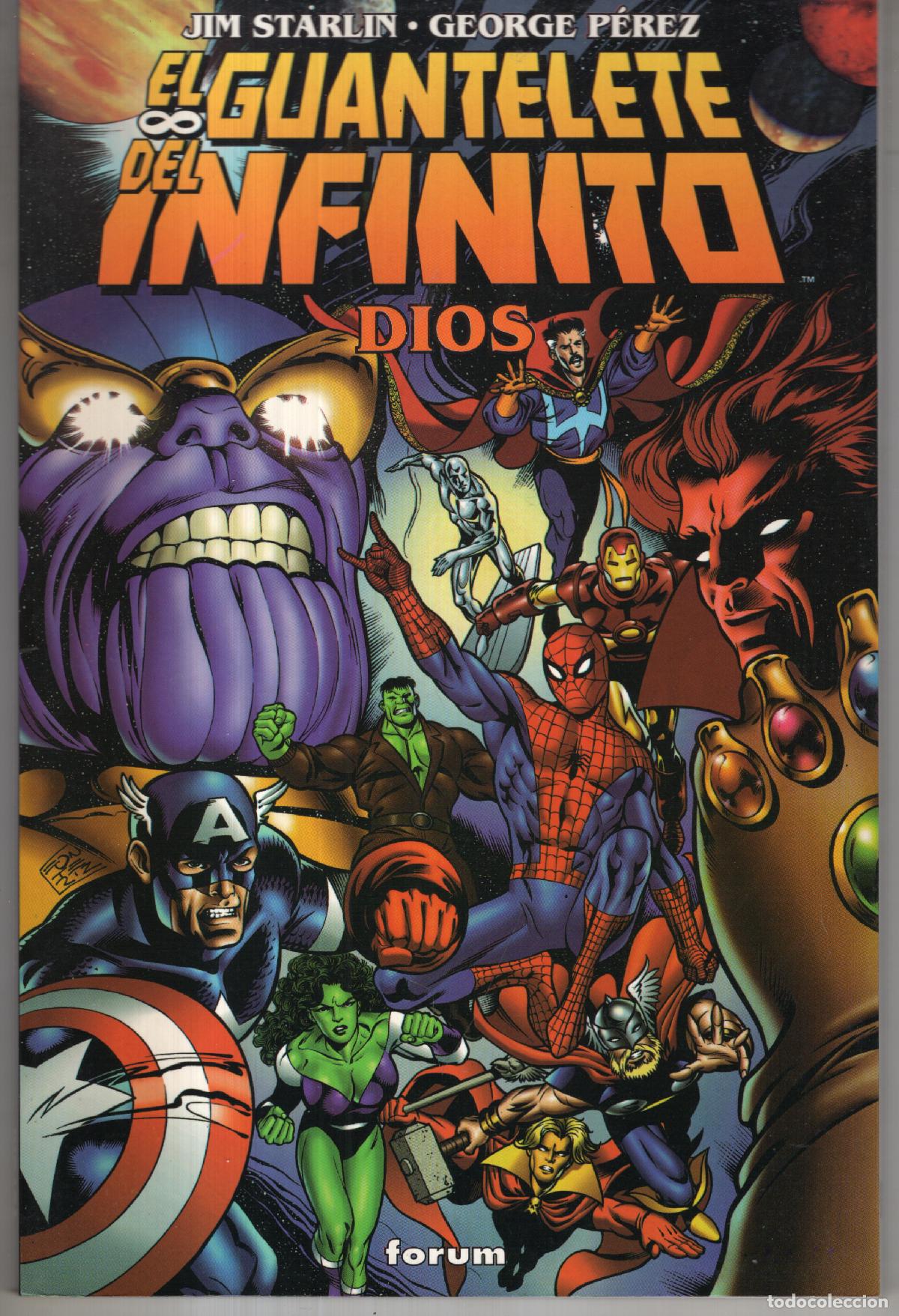 C&oacute;mics: EL GUANTELETE DEL INFINITO DIOS Y PODER COMPLETA 2 TOMOS - FORUM - ESTADO EXCELENTE - Foto 2