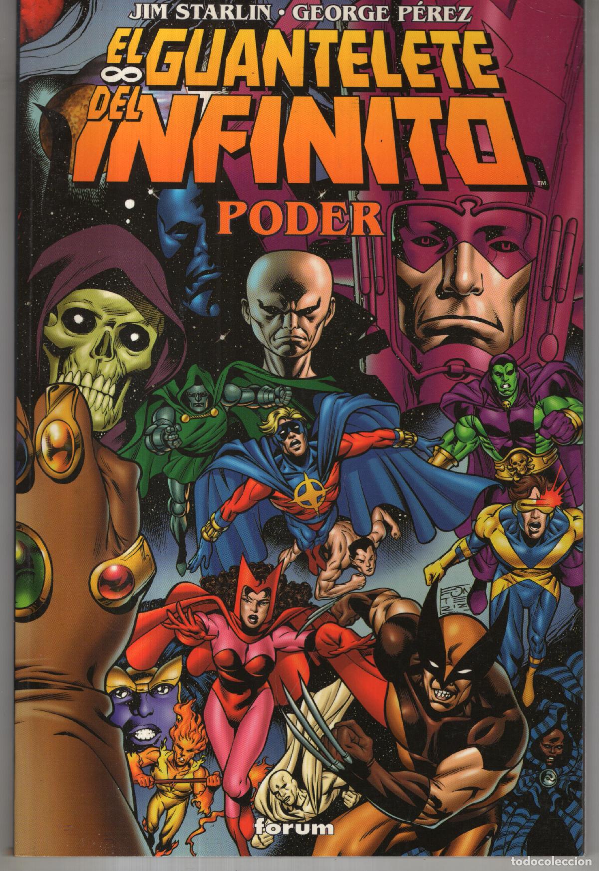 C&oacute;mics: EL GUANTELETE DEL INFINITO DIOS Y PODER COMPLETA 2 TOMOS - FORUM - ESTADO EXCELENTE - Foto 3