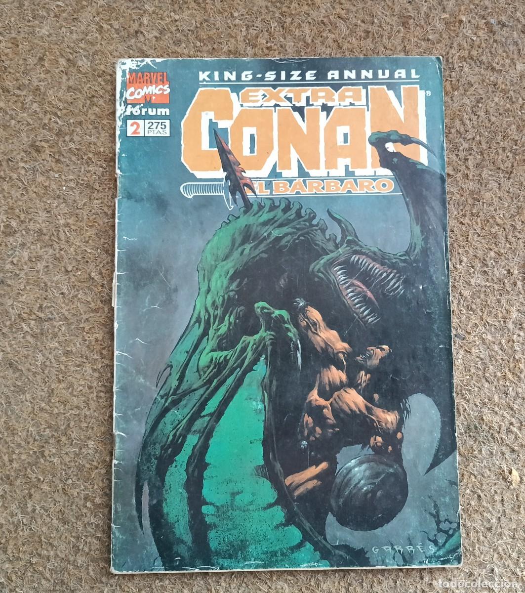 C&oacute;mics: Conan el B&aacute;rbaro. Extra. King Size Anual. Marvel C&oacute;mics Forum. N&deg;2. 1996 - Foto 1